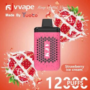 YUOTO KJV 12000 Puffs Disposable Vape in Dubai STRAWBERRY ICE CREAM