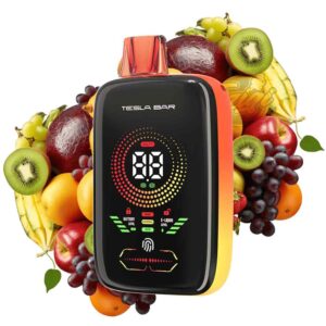 TESLA BAR XT 25000 Puffs 50MG Nicotine Disposable Vape Price in Dubai Tropical Rambo