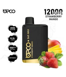 BECO Soft Max 12000 Puffs 20MG Disposable Vape Price in Dubai Strawberry Mango