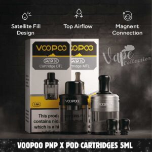 VOOPOO PnP X Pod Cartridges 5ml In Dubai