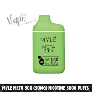 Myle Meta Box (50mg) nicotine 5000 Puffs Disposable Vape in Dubai - Buy Now