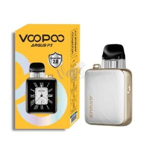 VOOPOO Argus P3 Pod Kit 30W 1500mAh In Dubai - Buy Now-Silver-Leather