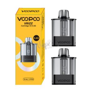 VOOPOO VRIZZ V2 15ml Pod Cartridge (2pcspack) in dubai - Buy Now vrizz-v2-cartridge-0.4ohm