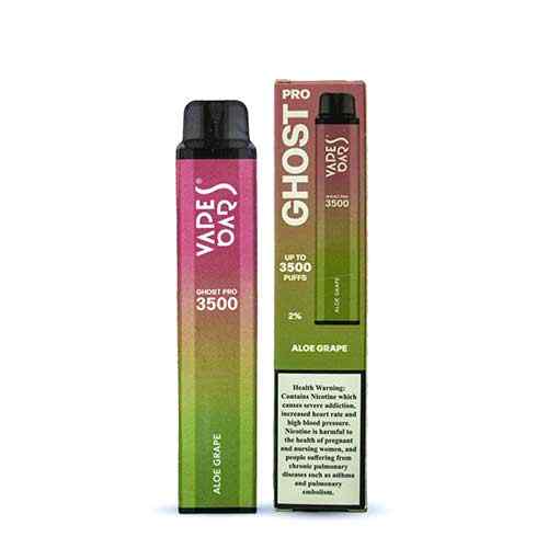 ALOE GRAPE Vapes Bars Ghost Pro 3500 Puff