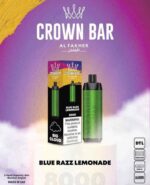 BLUE RAZZ LEMONADE crown bar 8000 puffs