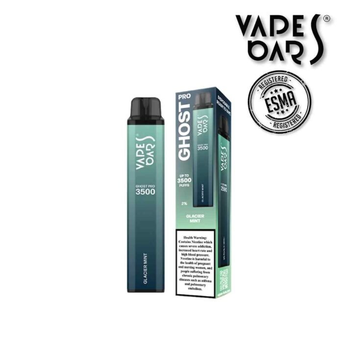 GLACIER MINT Vapes Bars Ghost Pro 3500 Puff