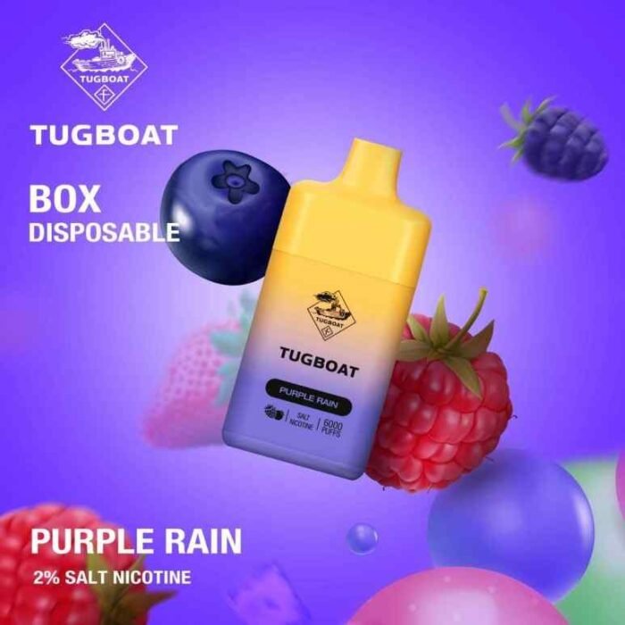 PURPLE RAIN TUGBOAT Box 6000 Puffs