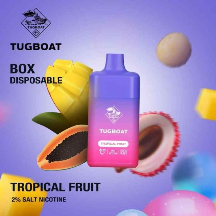 TROPICAL FRUIT TUGBOAT Box 6000 Puffs