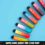 Vapes Bars Ghost Pro 3500 Puff Disposable Vapes