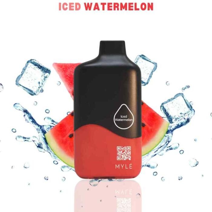 iced watermelon MYLE 9000 Puffs