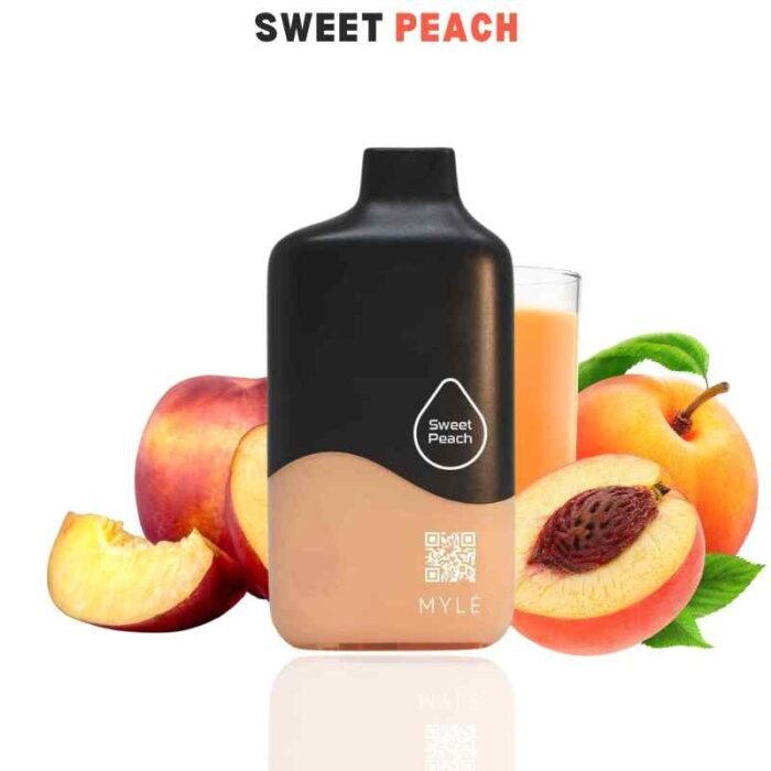 sweet peach MYLE 9000 Puffs
