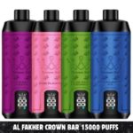 Best AL FAKHER Crown Bar 15000 Puffs 5MG Rechargeable Disposblae Vape