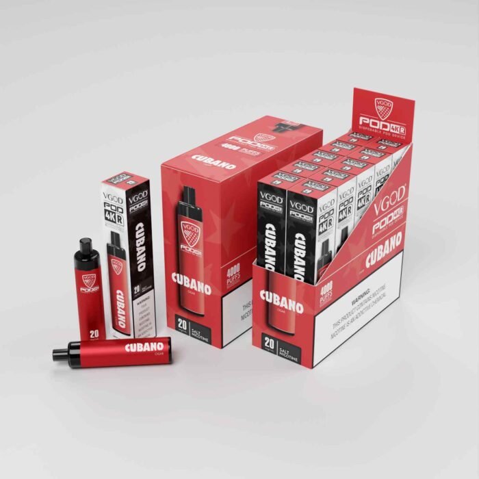 Cubano VGOD Pod 4000 Puffs Disposable Vape