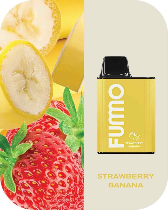 FUMMO King 6000 Puffs Strawberry Banana