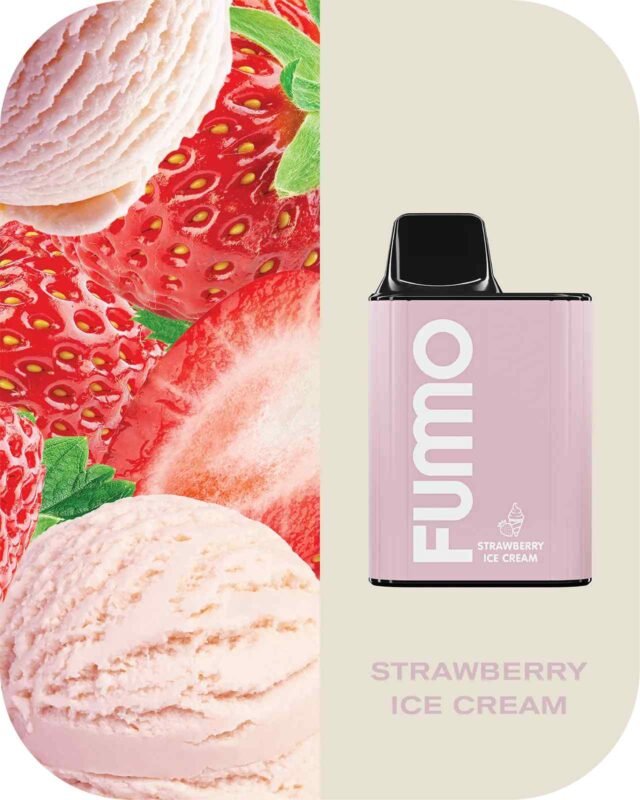 FUMMO King 6000 Puffs Strawberry Ice Cream