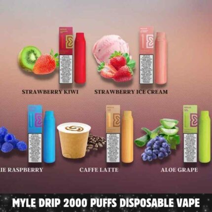 MYLE Drip 2000 Puffs 5% Disposable Vape in Dubai