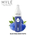 MYLE Drip 2600 puffs Disposable Vape Blue Razz