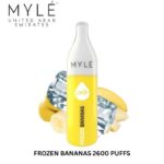 MYLE Drip 2600 puffs Disposable Vape Frozen Bananas