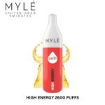 MYLE Drip 2600 puffs Disposable Vape High Energy