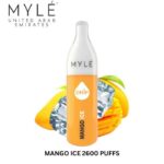 MYLE Drip 2600 puffs Disposable Vape Mango Ice