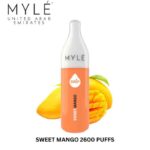MYLE Drip 2600 puffs Disposable Vape Sweet Mango