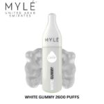 MYLE Drip 2600 puffs Disposable Vape White Gummy