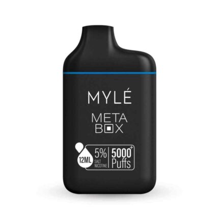 MYLE Meta Box 5000 Puffs BLUE RAZZ ICE