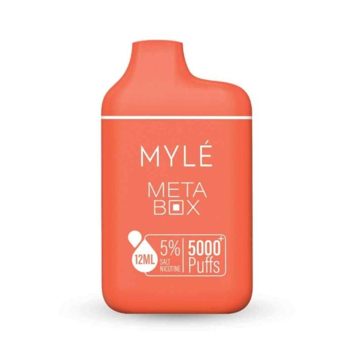 MYLE Meta Box 5000 Puffs PEACH ICE