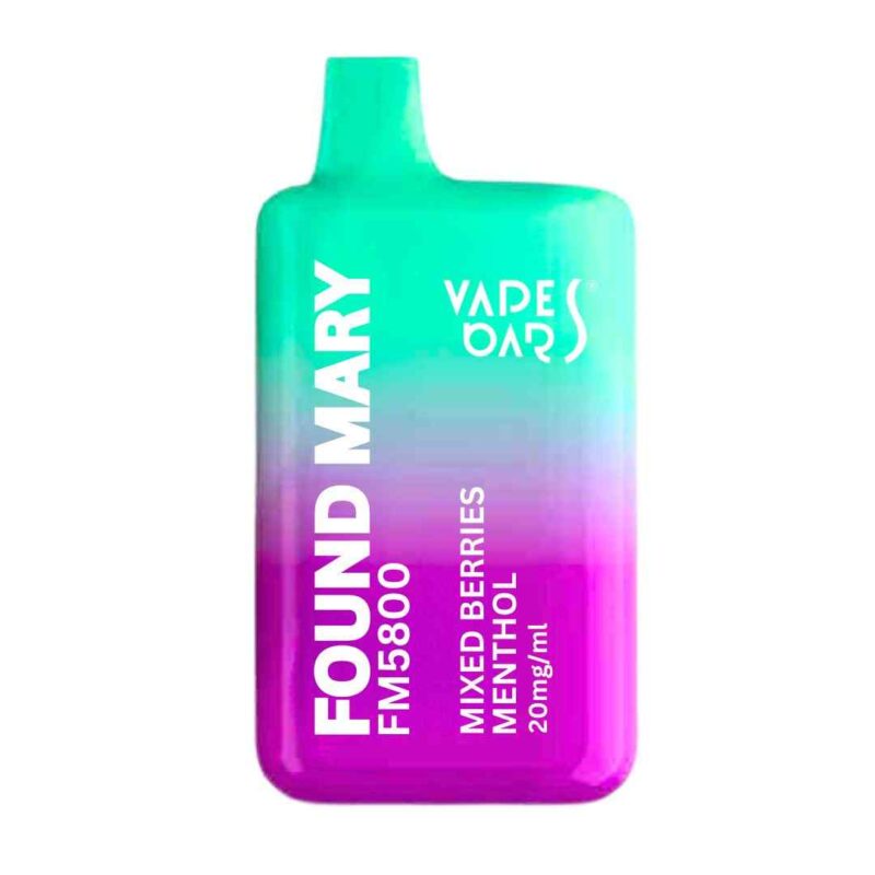 Mixed Berry Menthol VAPES BARS FOUND MARY FM5800 Puffs Disposable Vape
