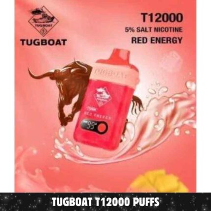 TUGBOAT T12000 Puffs Red Energy