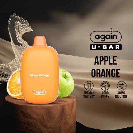 Again U-Bar 7000puffs Disposable 30mg & 50mg Rechargeable Vape