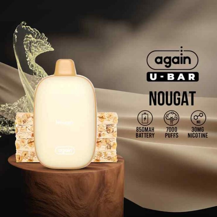 Again U-Bar 7000puffs Disposable 30mg & 50mg Rechargeable Vape