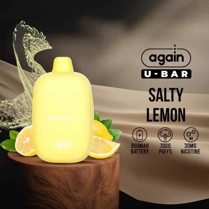 Again U-Bar 7000puffs Disposable 30mg & 50mg Rechargeable Vape