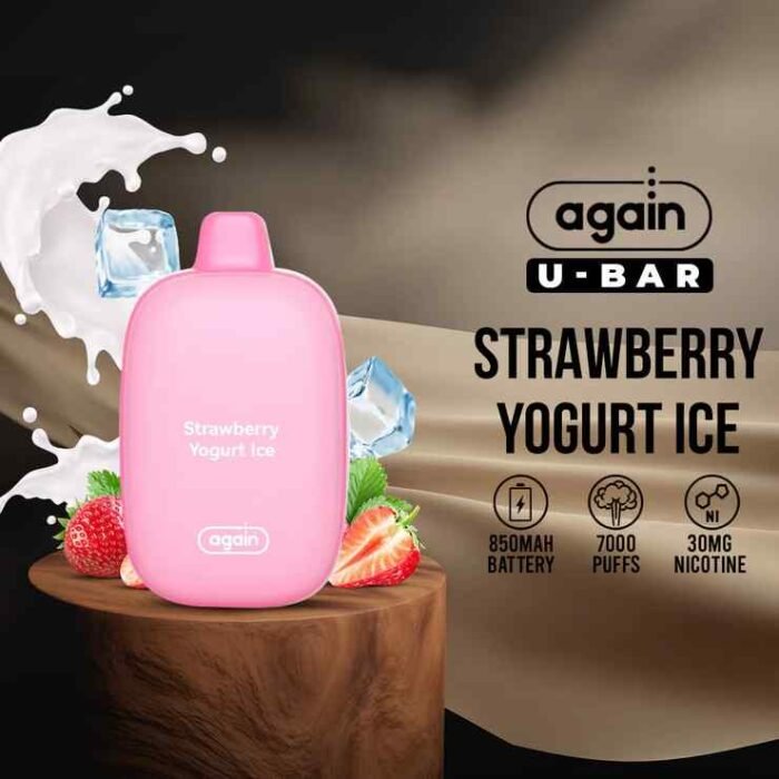 Again U-Bar 7000puffs Disposable 30mg & 50mg Rechargeable Vape