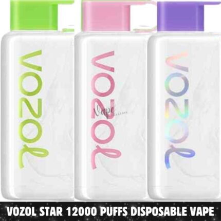 VOZOL STAR 12000 Puffs 20mg & 50mg Disposable Vape Price in Dubai | VOZOL STAR 12000 Puffs Disposable Vape Near me UAE