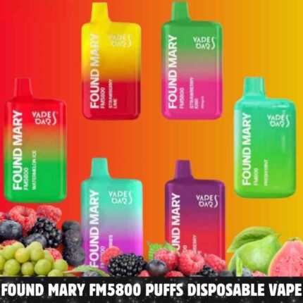 VAPES BARS FOUND MARY FM5800 5800 Puffs 20mg Disposable Vape in Dubai