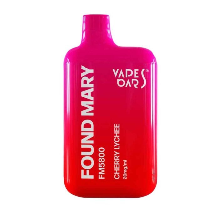 VAPES BARS FOUND MARY FM5800 Puffs Disposable Vape Cherry Lychee