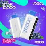 VOZOL START 12000 PUFFS BLUEBERRY STORM VOZOL STAR 12000 Puffs