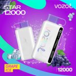VOZOL START 12000 PUFFS GRAPE ICE VOZOL STAR 12000 Puffs