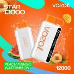 VOZOL START 12000 PUFFS PEACH MANGO WATERMELON VOZOL STAR 12000 Puffs