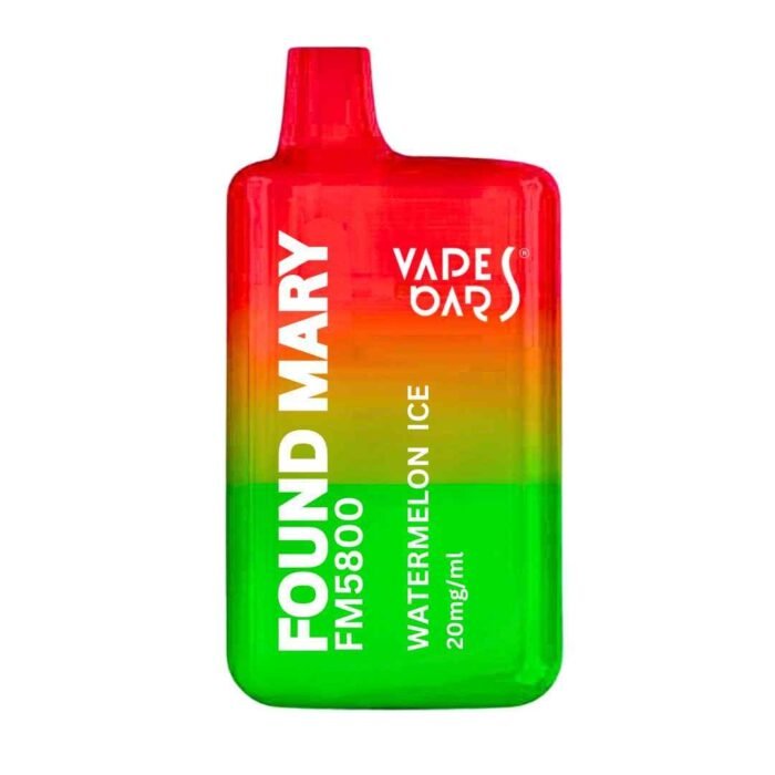 Watermelon Ice VAPES BARS FOUND MARY FM5800 Puffs Disposable Vape