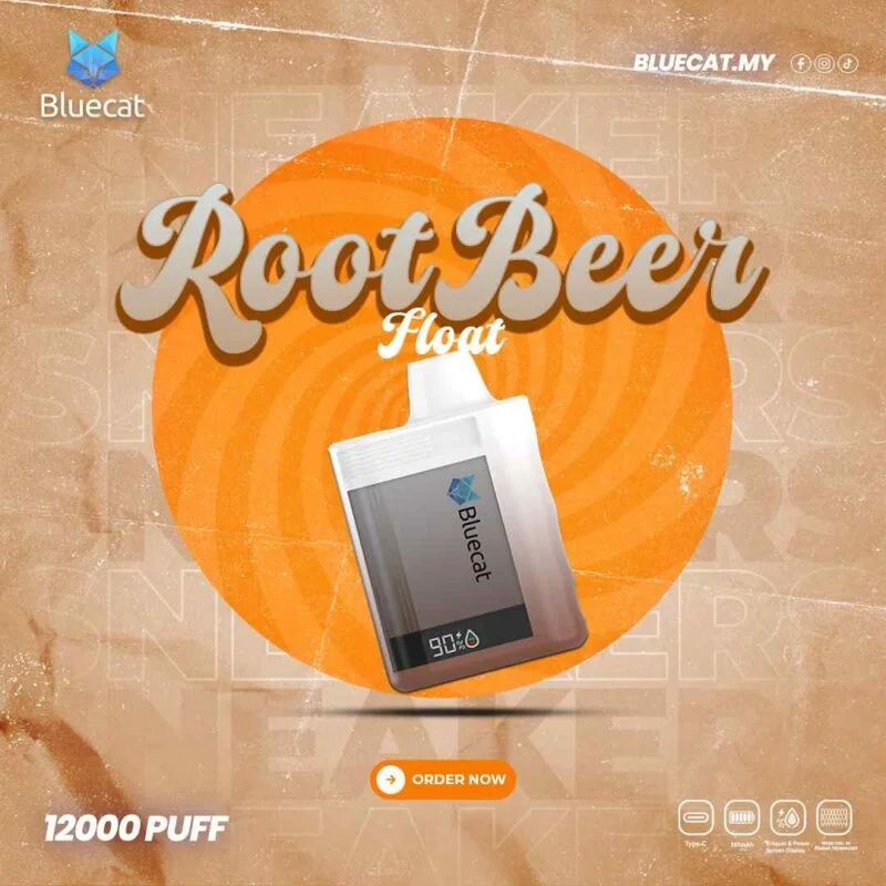 BLUECAT 12000 Puffs Price in Dubai ROOT BEER FLOAT