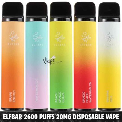 ELFBAR 2600 Puffs 20MG Disposable Vape Price in Dubai