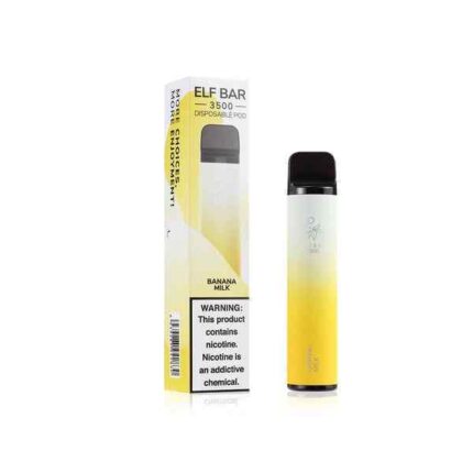 ELFBAR 3500 Puffs Disposable Vape Price in Dubai BANANA MILK