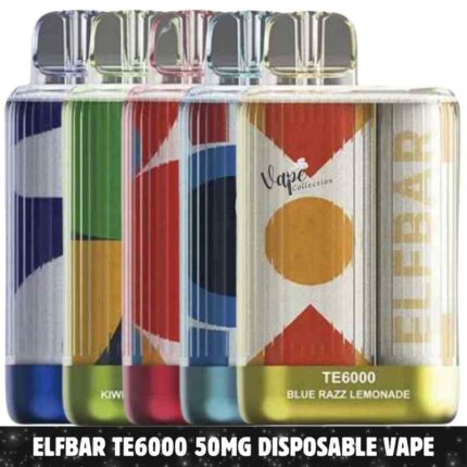 ELFBAR TE 6000 Disposable 6000 Puffs 5% Vape Price in Dubai