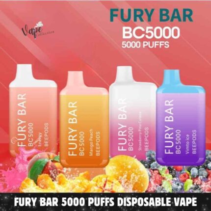 Best FURY Bar 5000 Puffs Disposable Vape