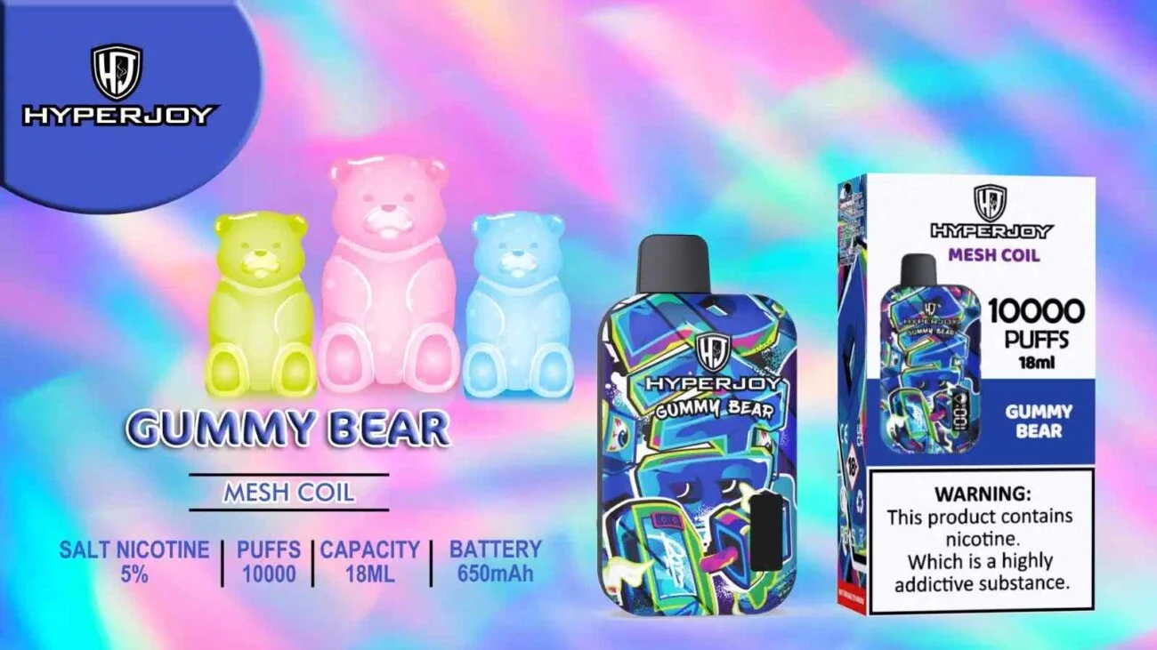 HYPERJOY 10000 Puffs Price in Dubai GUMMY BEAR