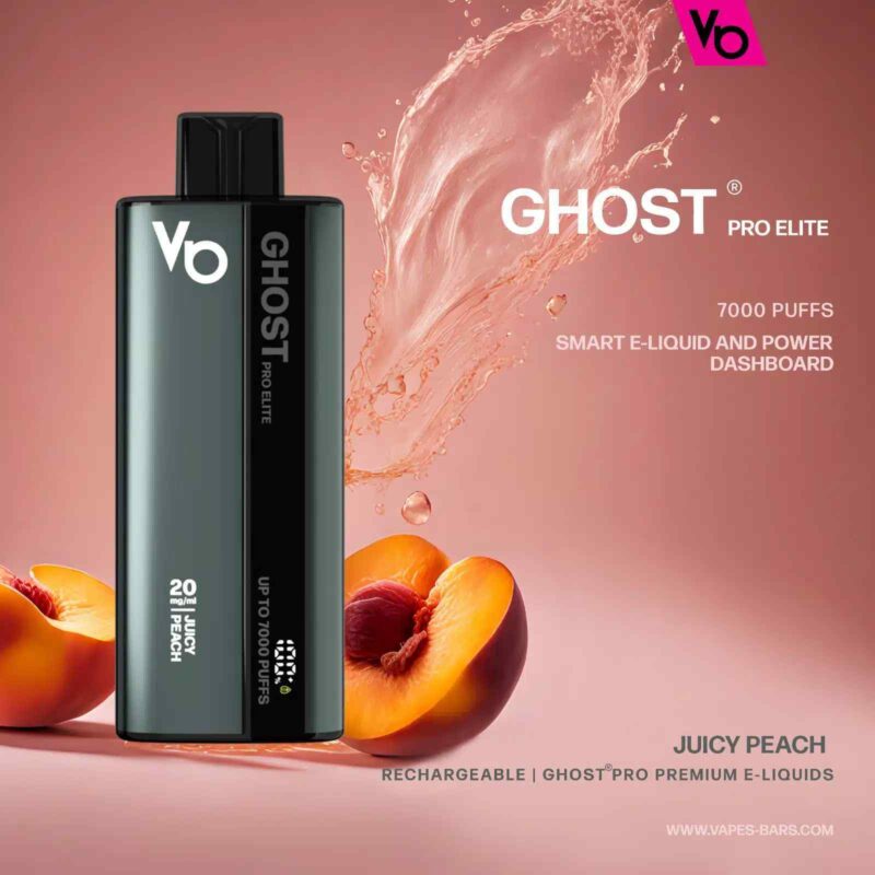 JUICY PEACH Ghost Pro Elite 7000 Puffs