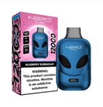 NERD ALIEN 12000 Puffs Price in Dubai BLUEBERRY BUBBLEGUM