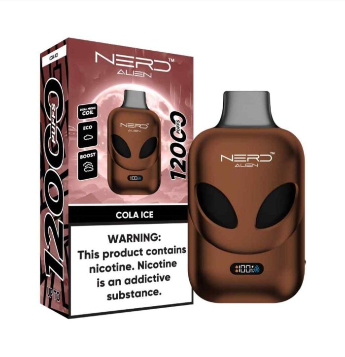 NERD ALIEN 12000 Puffs Price in Dubai COLA ICE